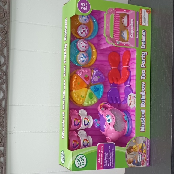 Leap Frog Toys Nib Leapfrog Musical Rainbow Tea Party Deluxe Poshmark